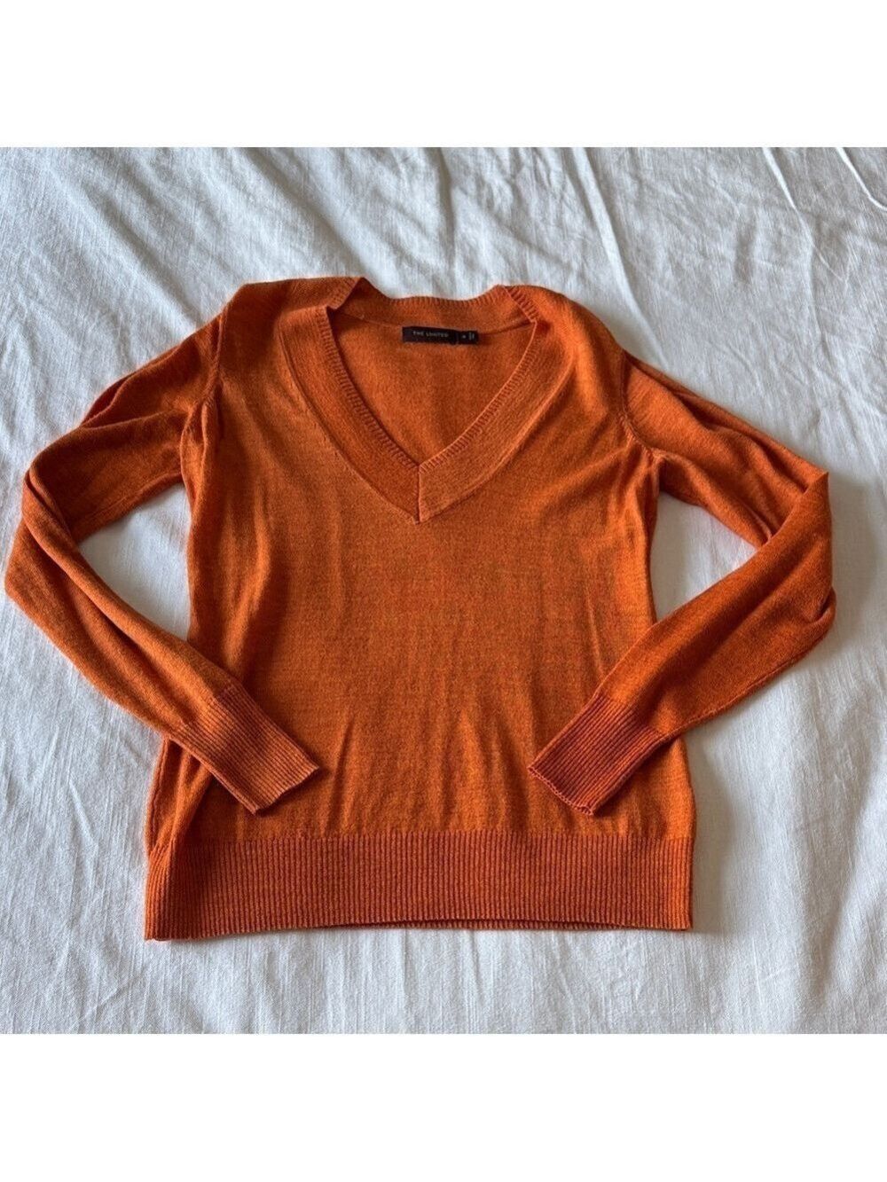 The Limited Orange Sweater